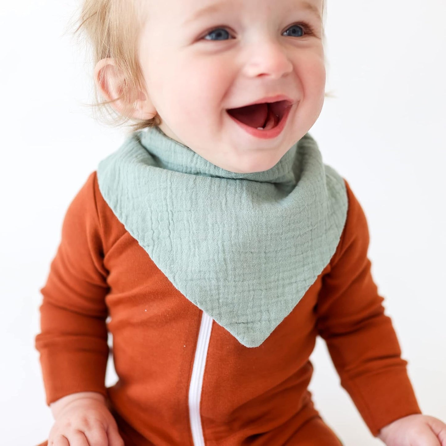 10 Pack Baby Bandana Drool Bibs 100% Cotton for Unisex Boys and Girls Soft Absorbent Set
