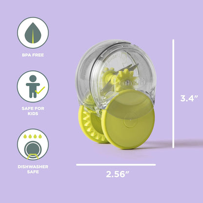 Garlic Chopper Handheld Garlic Mincer with Rolling Action Easy to Use and Clean Compact Size
