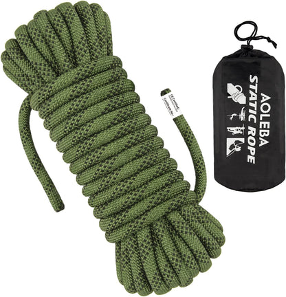 10.5 mm Static Climbing Rope 10M(32ft) 20M(64ft) 30M(96ft) 50M(160ft) 70M(230ft) Outdoor Rock Climbing Rope