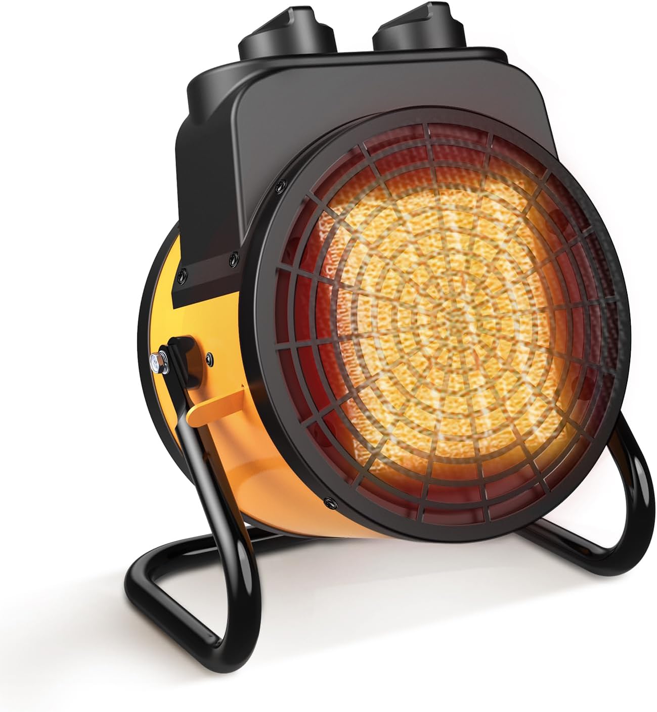 1500W Outdoor Space Heater Overheat Protection, 3S Quick Heat 3 Modes, 90° Tilt Small Outdoor
