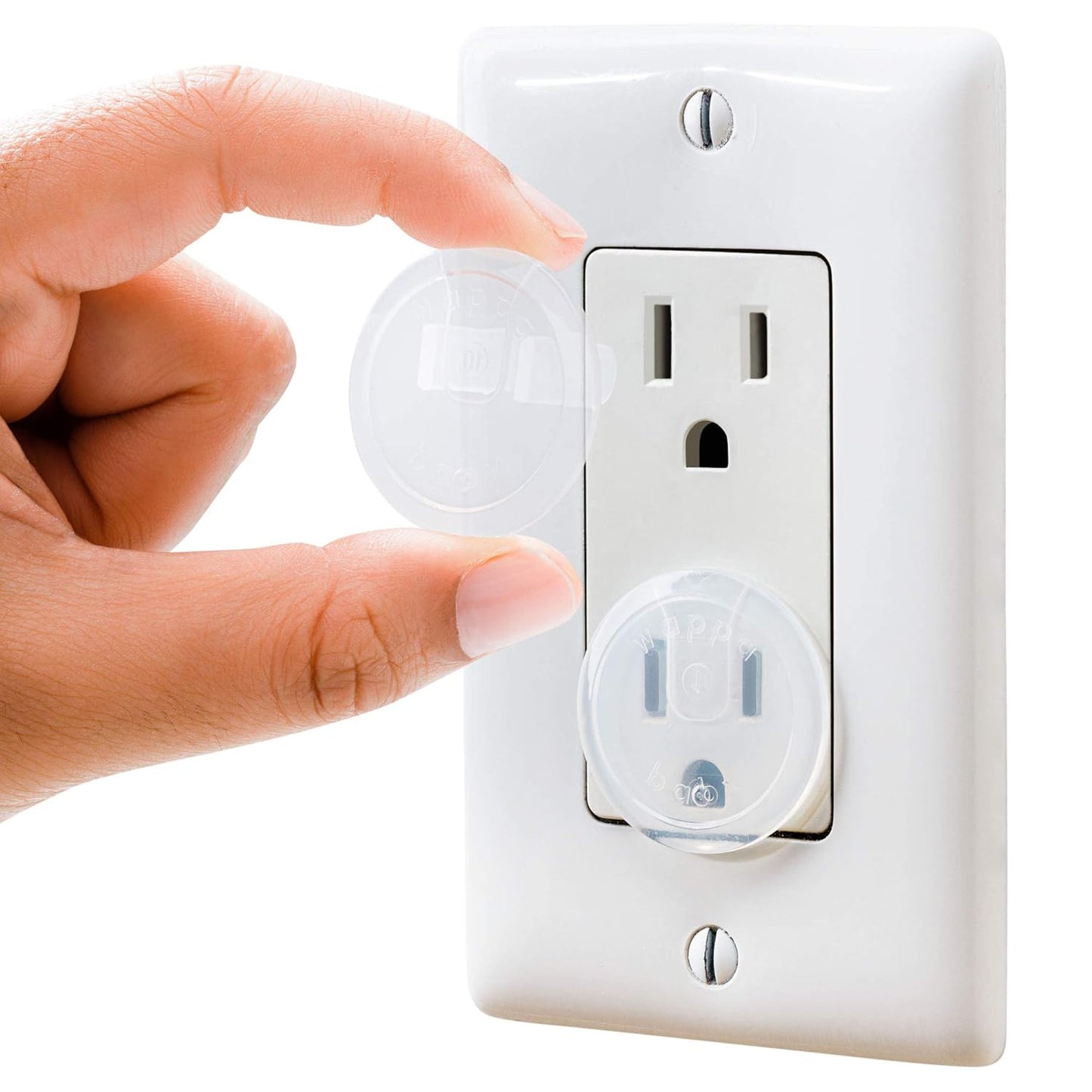 50 Packs Clear Outlet Covers Baby Safety Outlet Plug Covers Durable & Steady Child Proof
