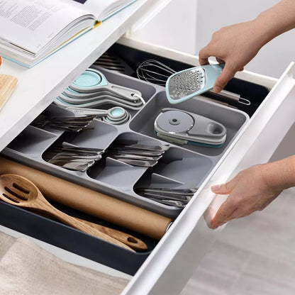 Set 13 Piece Space Saving Cooking Tools Includes Cheese Grater Pizza Cutter Peeler Bottle Opener