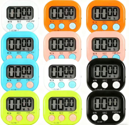 12 Pack Multi Function Electronic Timer Learning Management Suitable for Kitchen Study Work