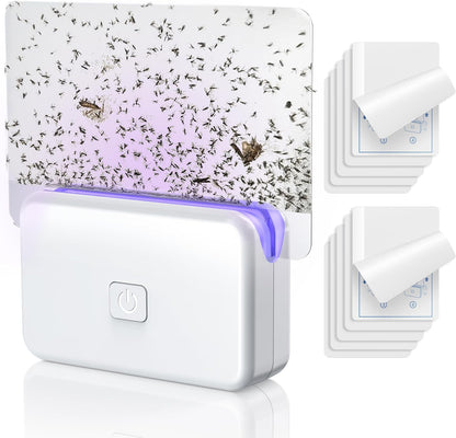 Fruit Fly Traps for Indoors 1 Device+10 Refills Plug in Fly Trap for Gnats Fruit Flies Flying Insects