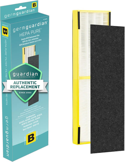 Filter B HEPA Pure Genuine Air Purifier Filter Removes 99.97% of Pollutants Wildfire Smoke, Odors