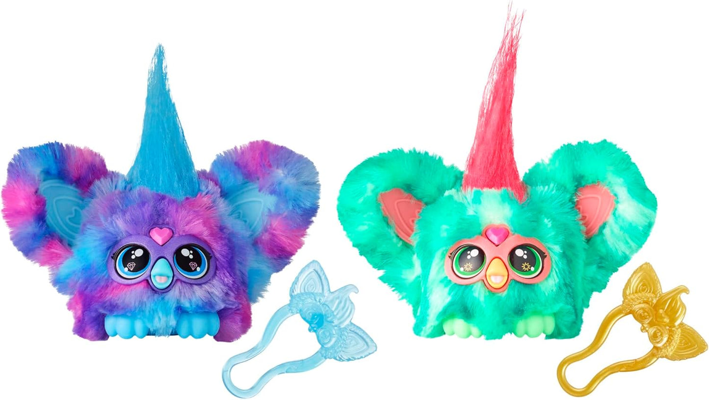 2 Pack Mini Friends Luv Lee & Mello Nee 45+ Sounds Each Music & Furbish Phrases Electronic Plush Toys