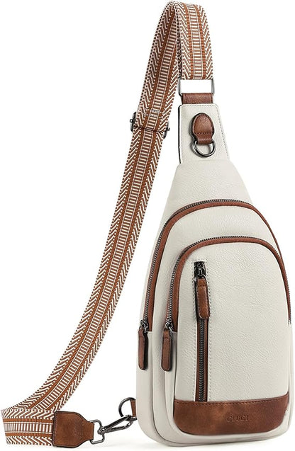 Crossbody Bags for Women Men Leather Sling Bag Cross Body Backpack for Woman Gifts for Women Birthday
