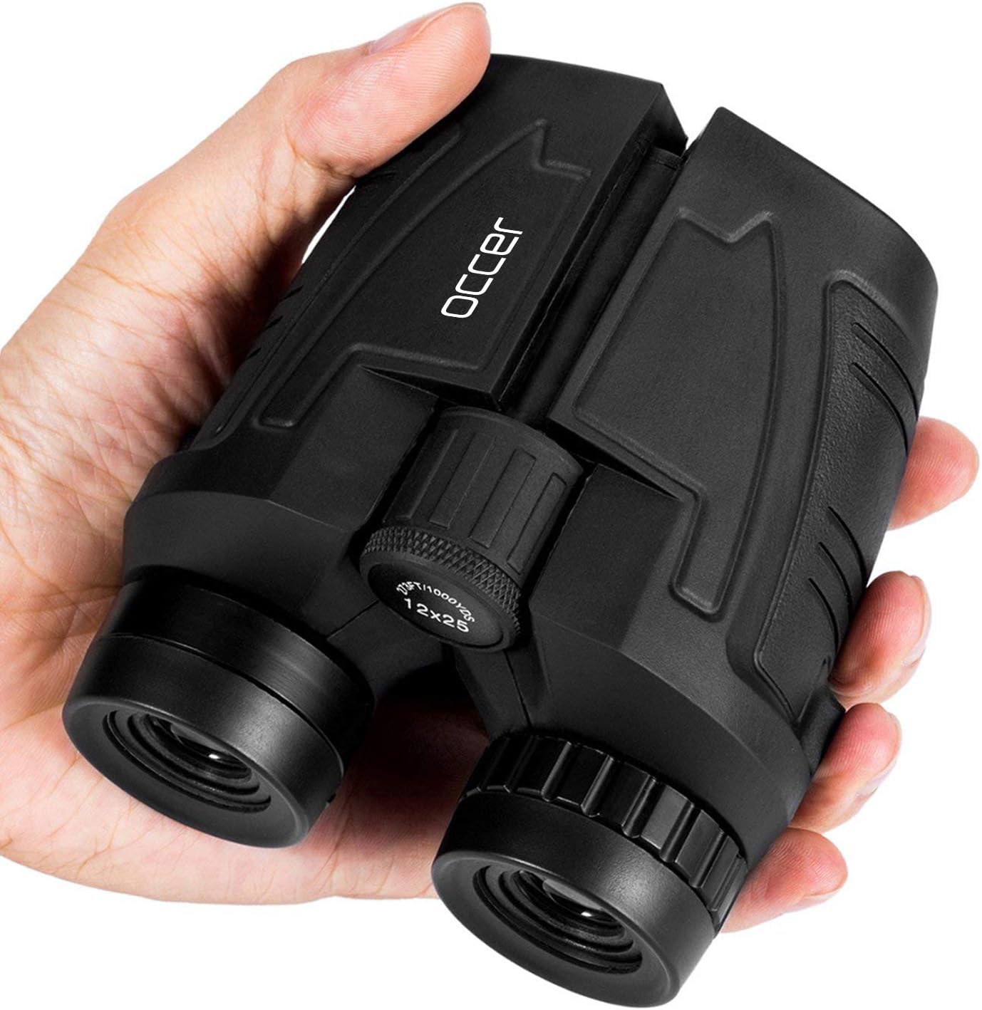 12x25 Compact Binoculars for Adults and Kids Large Eyepiece Waterproof Binocular with Low Light Vision,High Powered