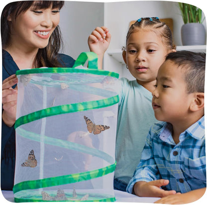 Insect Lore Raise and Release Butterfly Garden Kit Caterpillar Habitat with redeemable Voucher