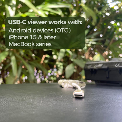 Game Camera SD Card Reader for Hunters to View Images and Videos for iPhone 15 or Later and Android