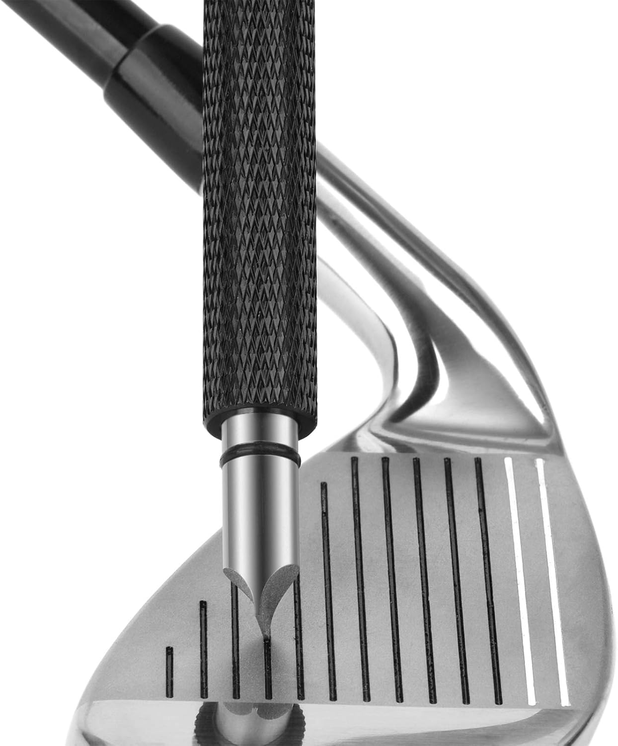 Golf Club Groove Sharpener Re-Grooving Tool and Cleaner for Wedges & Irons - Generate Optimal Backspin