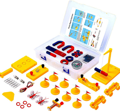 Large Science Lab Magnet Kit Physics Electromagnet Experiment Set for School Education