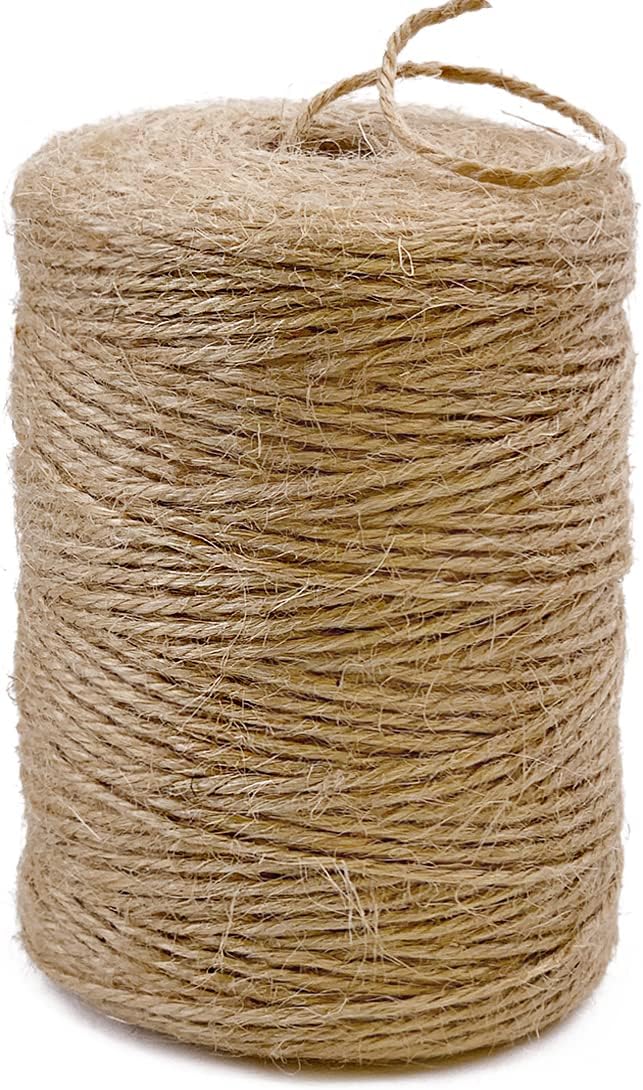 600 Feet Long Twine String for Crafts Gift Wrapping Packing Gardening Crochet Knitting Macrame Decor
