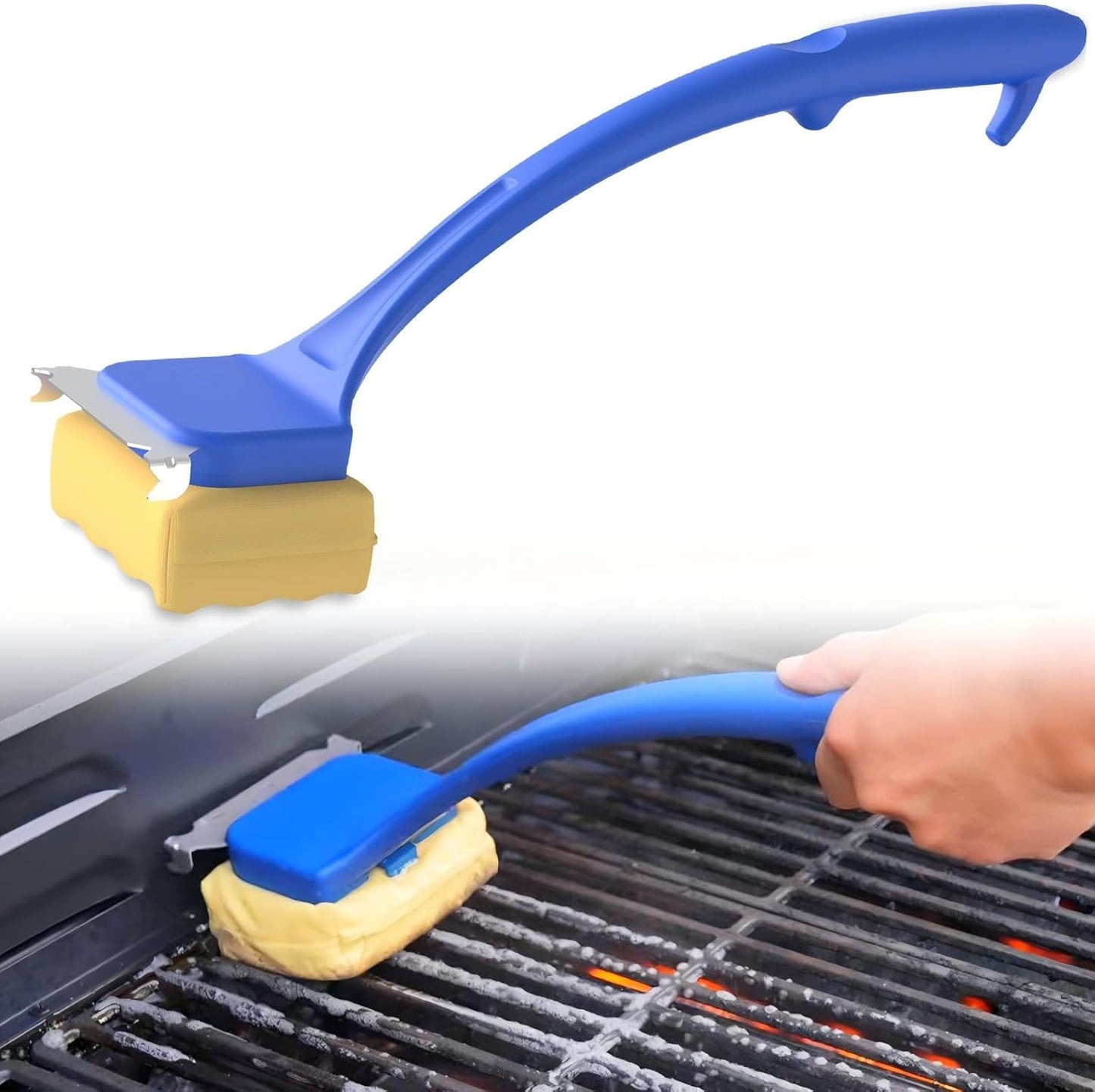 Steam Grill Cleaner Bristle Free Grill Cleaning Brush for Weber/Blackstone Traeger Grill Accessories