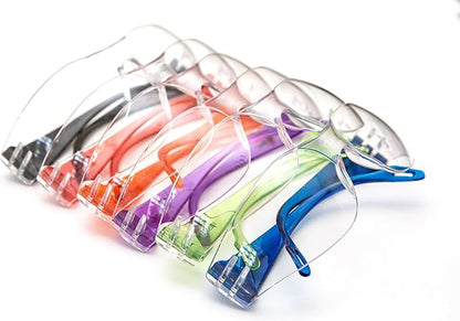 Kids Safety Glasses ANSI Z87.1 & EN166 Certified Protective Eyewear Scratch & Impact Resistant Clear Lens