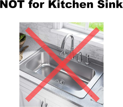 6 Pack - 2.125" Top / 1" Basket- Mesh Sink Drain Strainer Hair Catcher for Bathroom Sink, Utility, Slop, Laundry