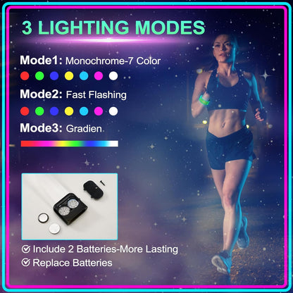 Led Light Up Bracelets with Clasp Glow in the Dark Party Supplies Neon Rave Accessories Cool
