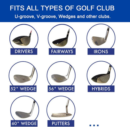 Golf Club Groove Sharpener Re-Grooving Tool and Cleaner for Wedges & Irons - Generate
