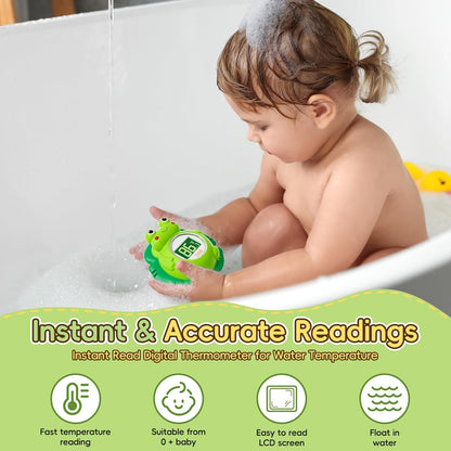 Rechargeable Baby Bath Thermometer Floating Safety Toddlers Bathtub Thermometer for Accurately