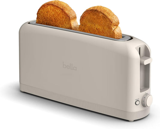 2 Slice Slim Toaster 6 Setting Shade Control with Reheat & Cancel Buttons Fits sourdough