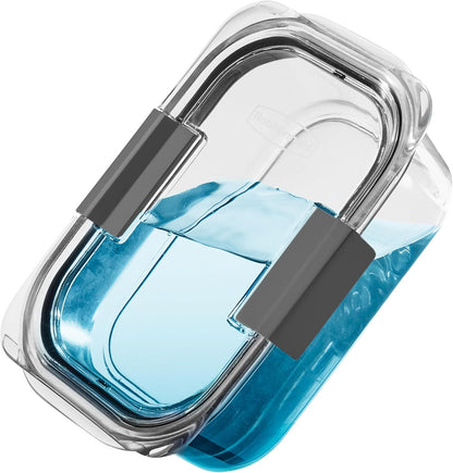 Brilliance Tritan Plastic Food Storage Containers BPA Free Airtight Lids Ideal for Lunch Meal Prep