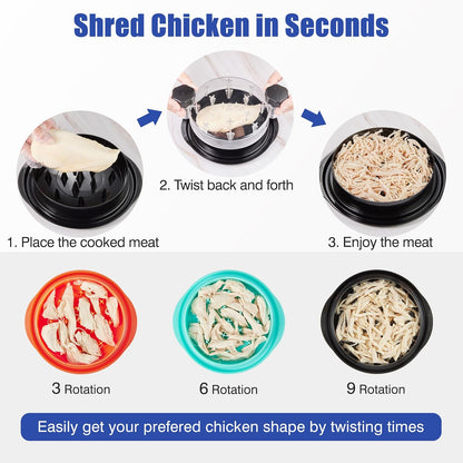 Grade Visible Meat Shredder with Strong Anti-Slip Base Ergonomic Handle Chicken Breast Shredder