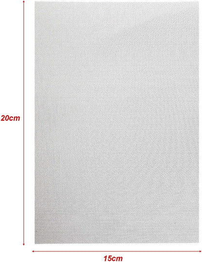 5 Pcs Mesh Plastic Reinforcing Stainless Steel Wire Mesh Screen for Thermoplastic Repairs,5.9 x 7.9inch