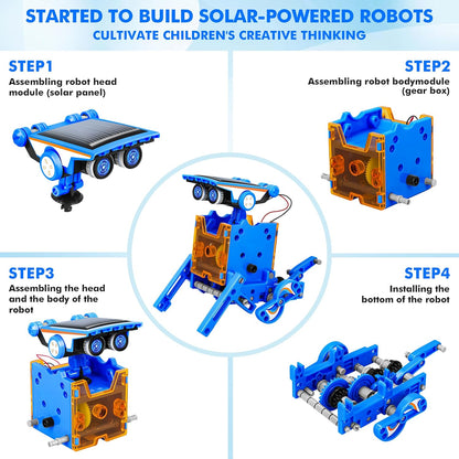 Education Solar Power Robots Toys for Boys Age 8+  Educational Toy DIY Science Kits for Kids