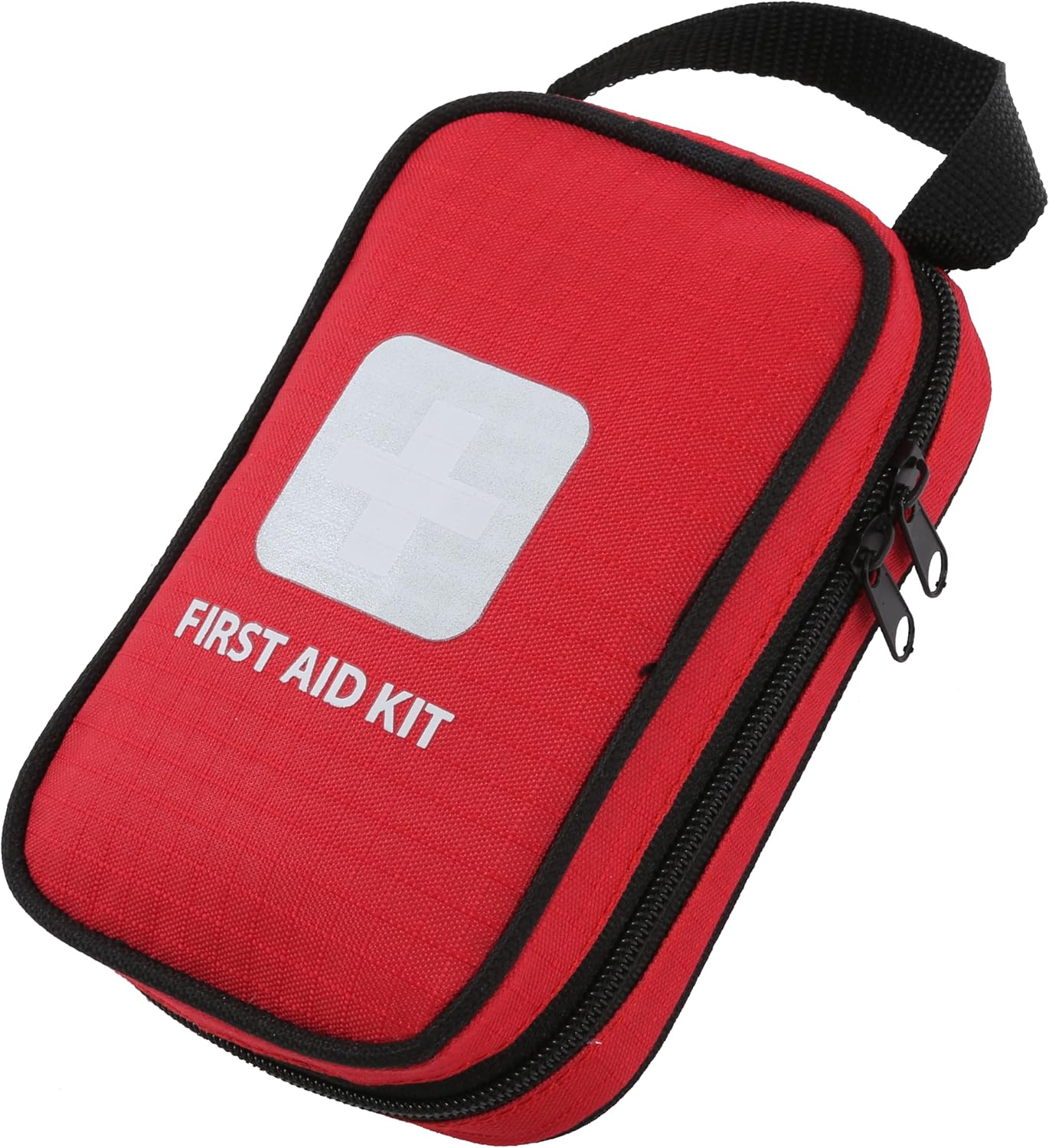 Waterproof Rip Stop Nylon Travel First Aid Kit Camping & Hiking with Wipes & Bandages