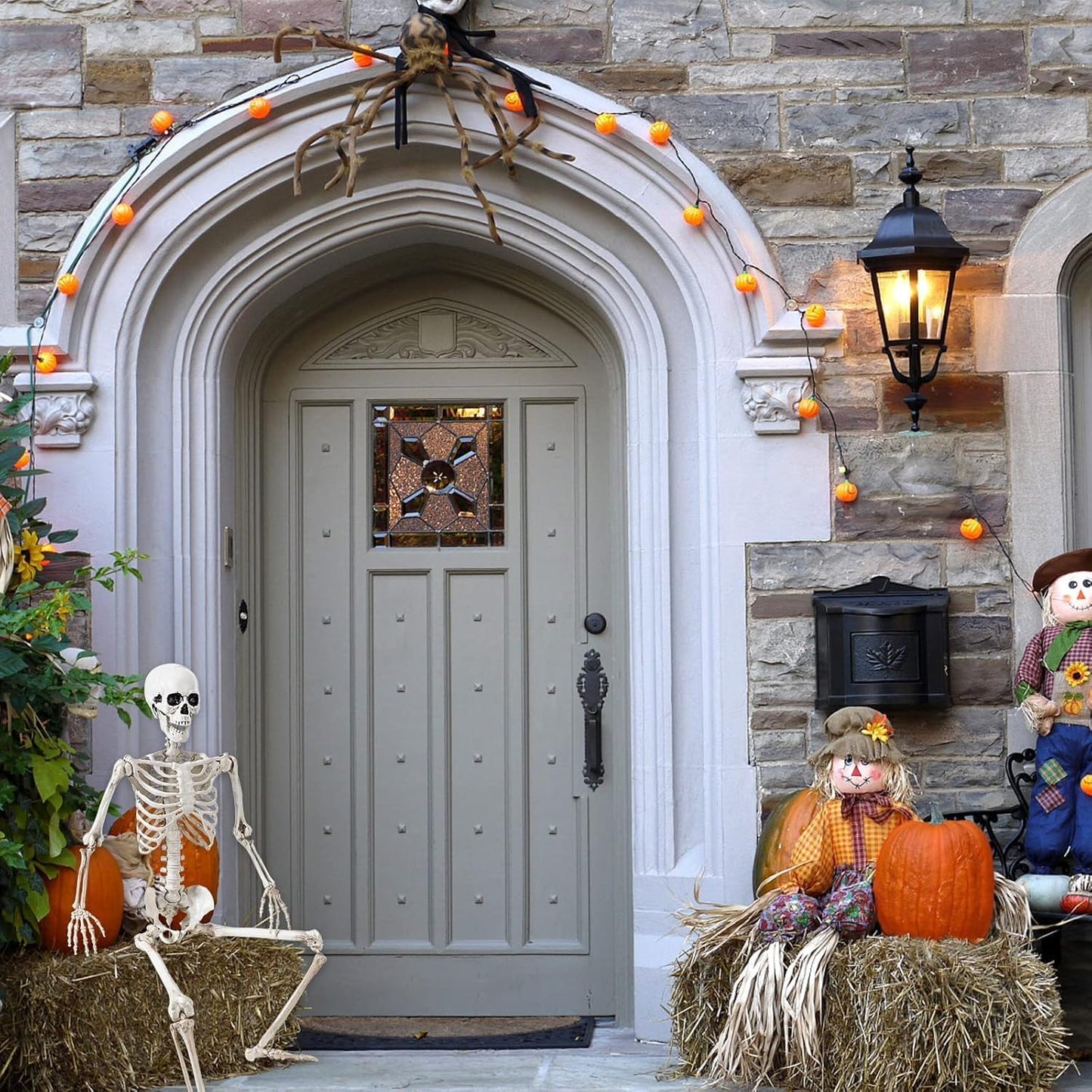 36 Skeleton Human Bones for Halloween Party with Movable Joints for Haunted Houses