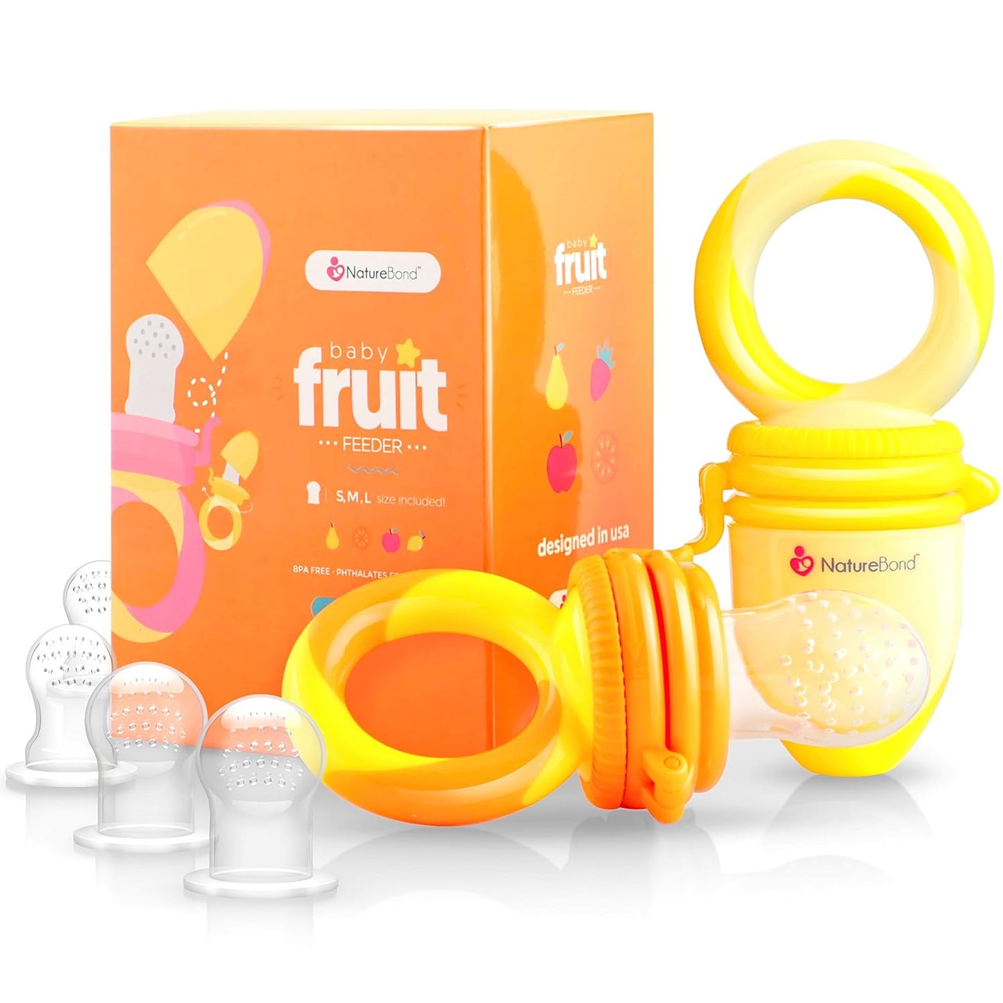 Pacifier Nibbler 2 Pack Infant Teething Toy Teether Weaning in Appetizing Colors  Additional Silicone
