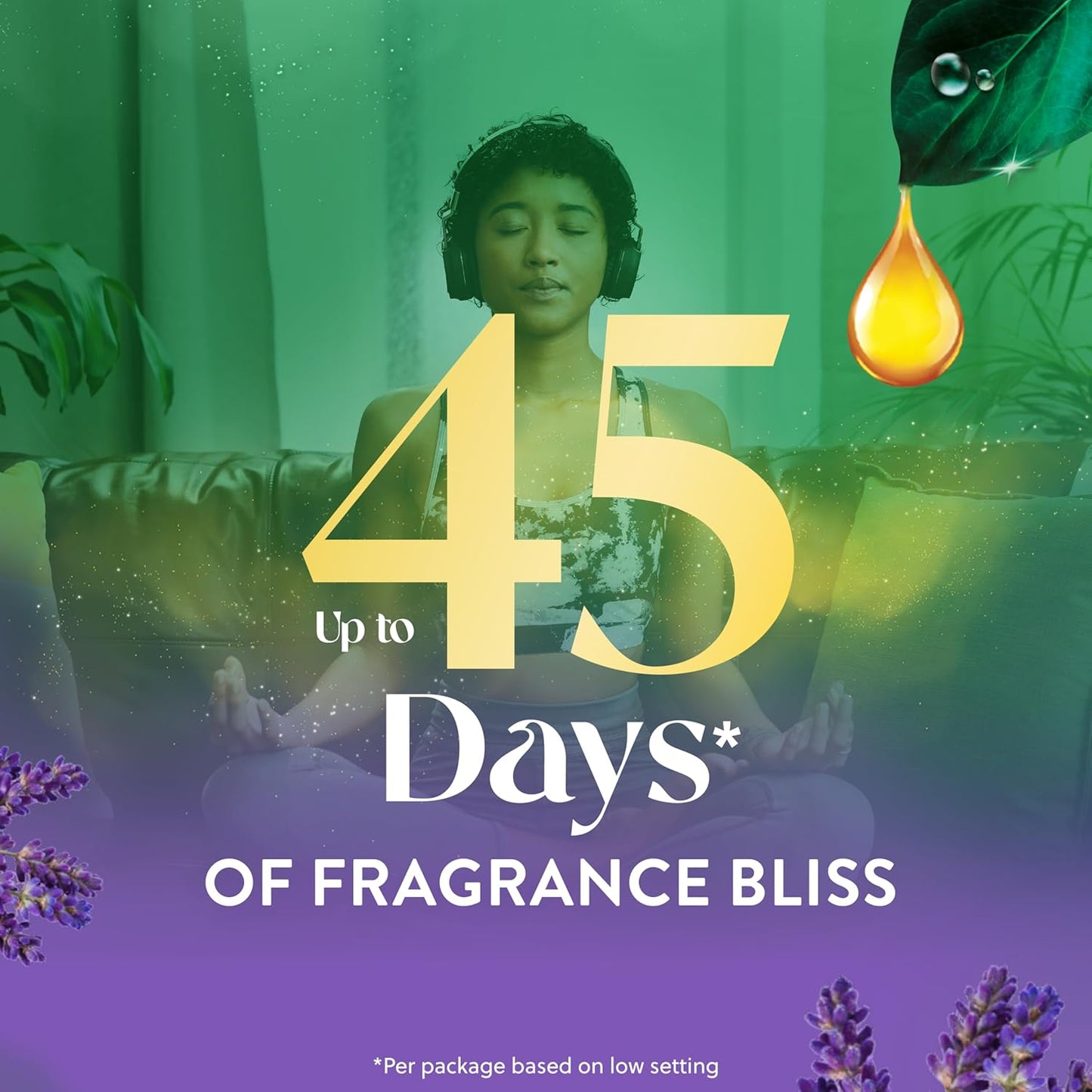 Essential Mist Starter Kit Diffuser + 1 Refill Lavender and Almond Blossom Air Freshener