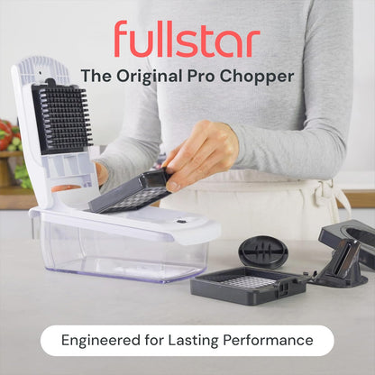 Pro Chopper  Vegetable Chopper and Spiralizer Food Chopper with Container Fruit Slicer