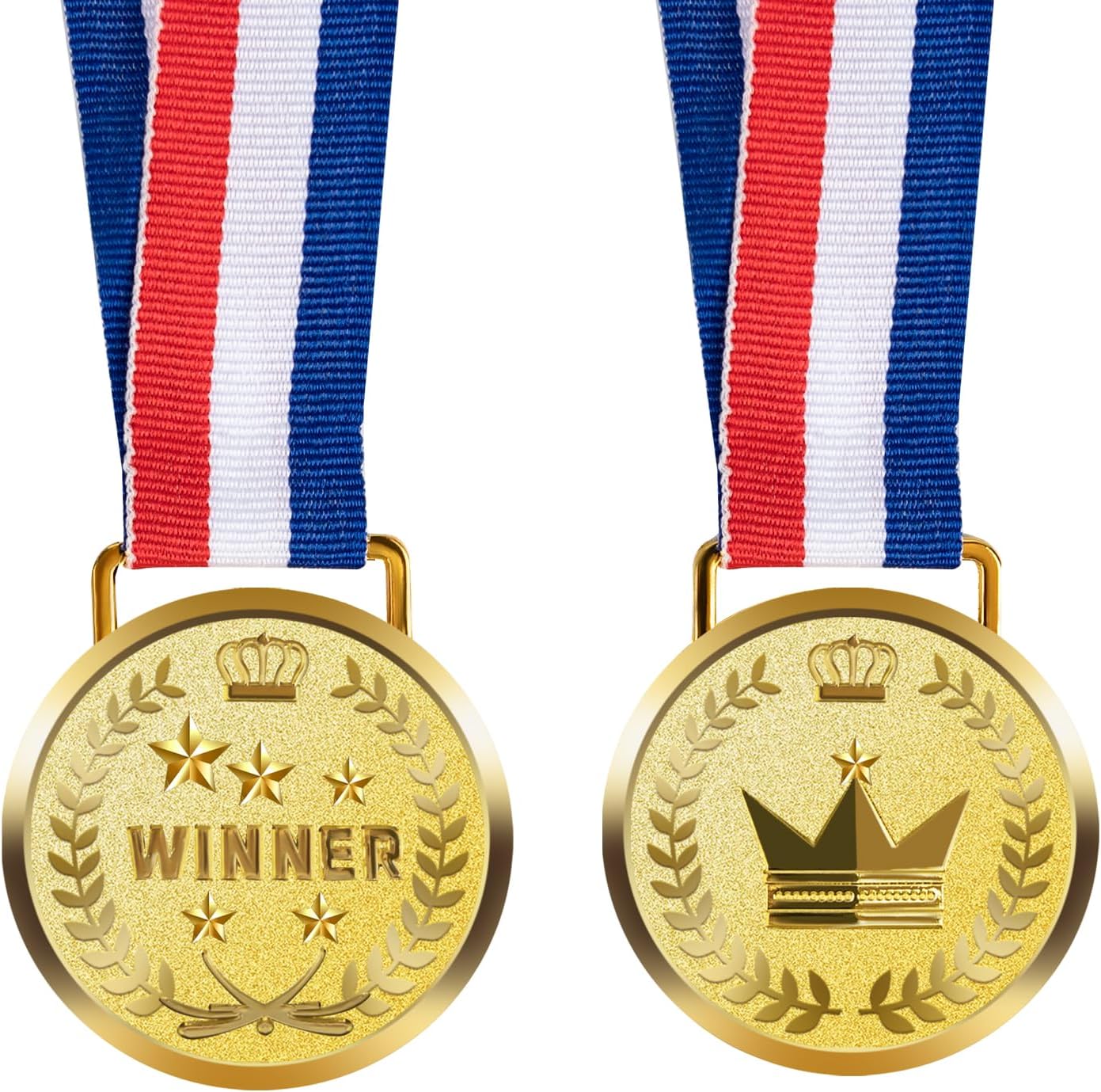 12 Pieces Winner Medals Gold Prizes for Sports Competitions Party Spelling Bees