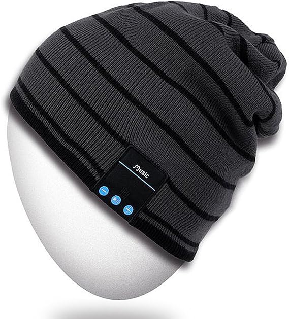 Bluetooth Beanie Hat Wireless Headphone for Outdoor Sports Xmas Gifts Stocking Stuffers