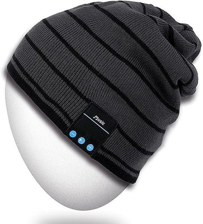 Bluetooth Beanie Hat Wireless Headphone for Outdoor Sports Xmas Gifts Stocking Stuffers
