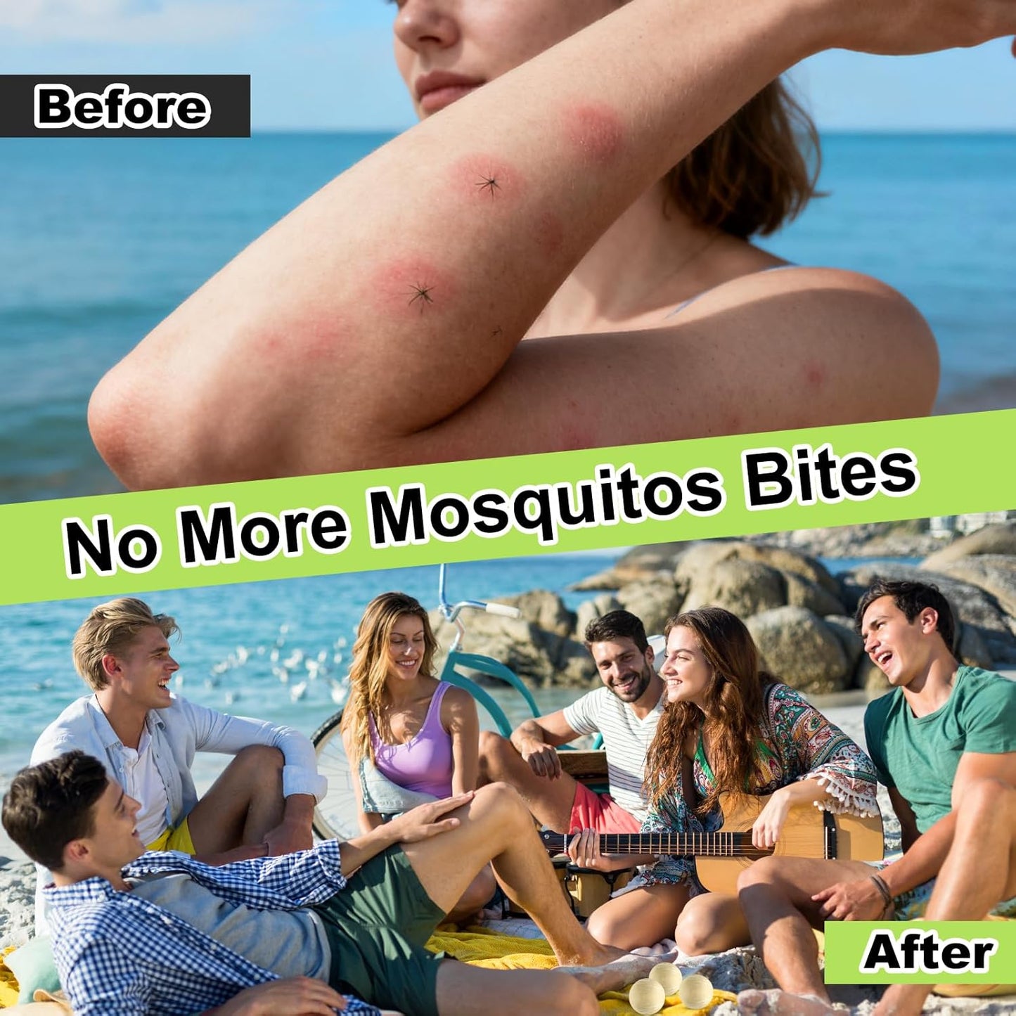 10 Pack Mosquito Repellent Patio Indoor Mosquito Repellent Balls Mosquito Control for Yard Camping