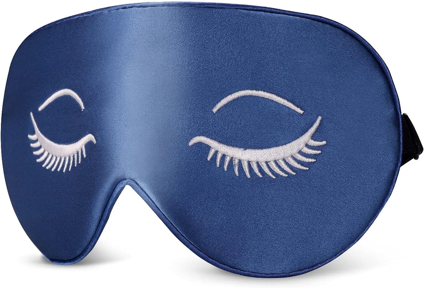 Mulberry Silk Sleep Mask Luxury Cool and Lustrous Eye Cover for Sleeping Embroidery Gift Ready Packaging