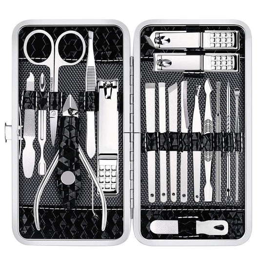 Fingernail and Toenail Clipper Cutters for Men and Women Professional Manicure Pedicure Grooming Kit