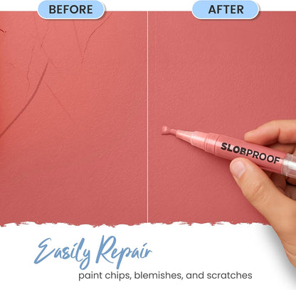 Pack of 5 Refillable Touch Up Paint Pen Mess-Free Reusable Wall Paint Repair Tool Precise Application
