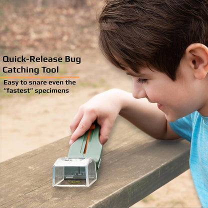 5X Magnifying Glass Quick-Release Bug Catcher Indoor and Outdoor Tool for Kids or Adults