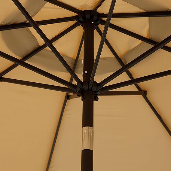 Outdoor Patio Umbrella Outdoor Table Umbrella Yard Umbrella Market Umbrella with 8 Sturdy Ribs