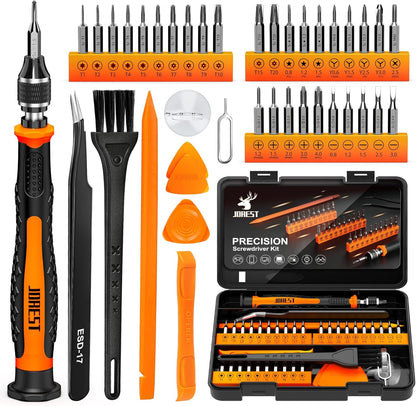 40Pcs Small Precision Screwdriver Set (S2 Steel) Magnetic Screwdriver Set with Torx T5 T6 T8 Mini Repair Tool