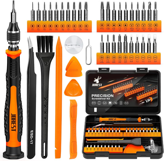 40Pcs Small Precision Screwdriver Set (S2 Steel) Magnetic Screwdriver Set with Torx T5 T6 T8 Mini Repair Tool