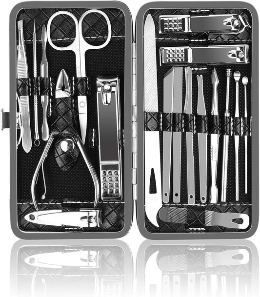 Mens Grooming Kit Nail Care Set Manicure Kit for Men and Women Nail Kit Nail Clipper Set