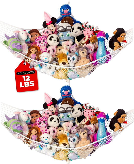 Animal Hammock Corner Hanging Organizer Toy Storage Stuffed Animal Storage Net
