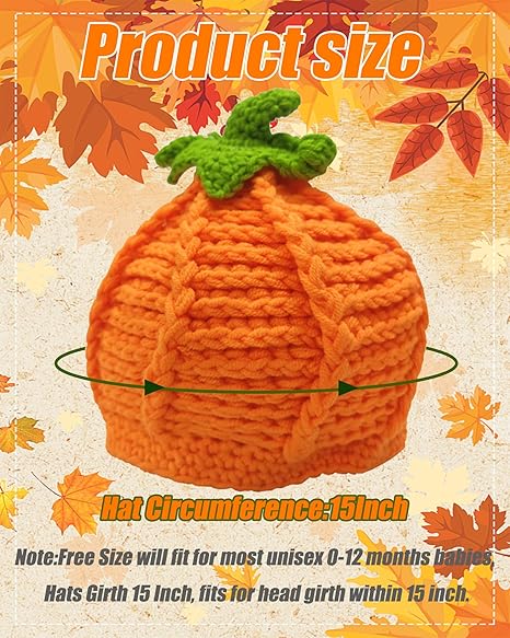 Baby Boys Girls Thanksgiving Christmas Beanie Knitted Cap Hat Halloween Photo Prop
