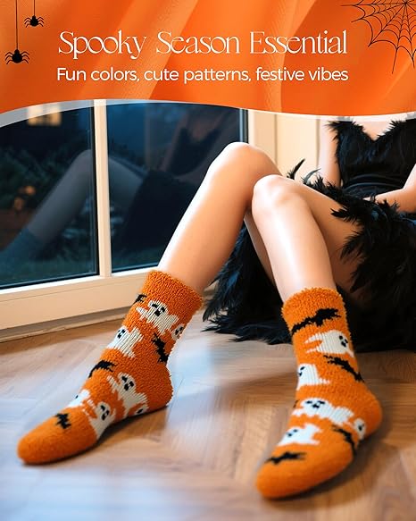 Gifts for Women Buttery Soft Fuzzy Socks Cozy Comfy Warm Fluffy Cute