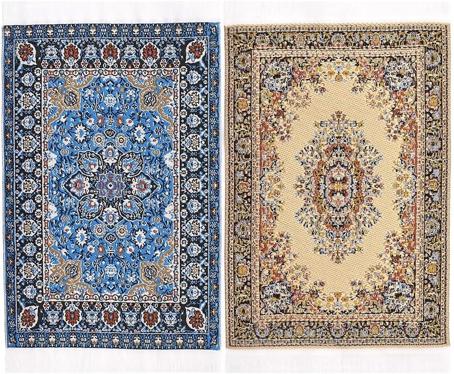 Dollhouse Accessories Vintage of Carpet for Dollhouse Furniture on 1/12 Scale and 3” - 12” Dolls