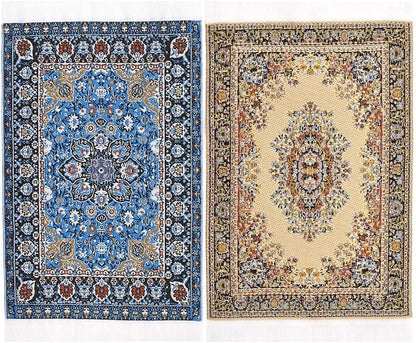 Dollhouse Accessories Vintage of Carpet for Dollhouse Furniture on 1/12 Scale and 3” - 12” Dolls
